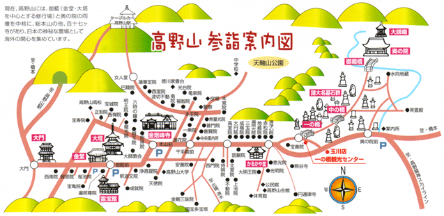 高野山参詣案内図